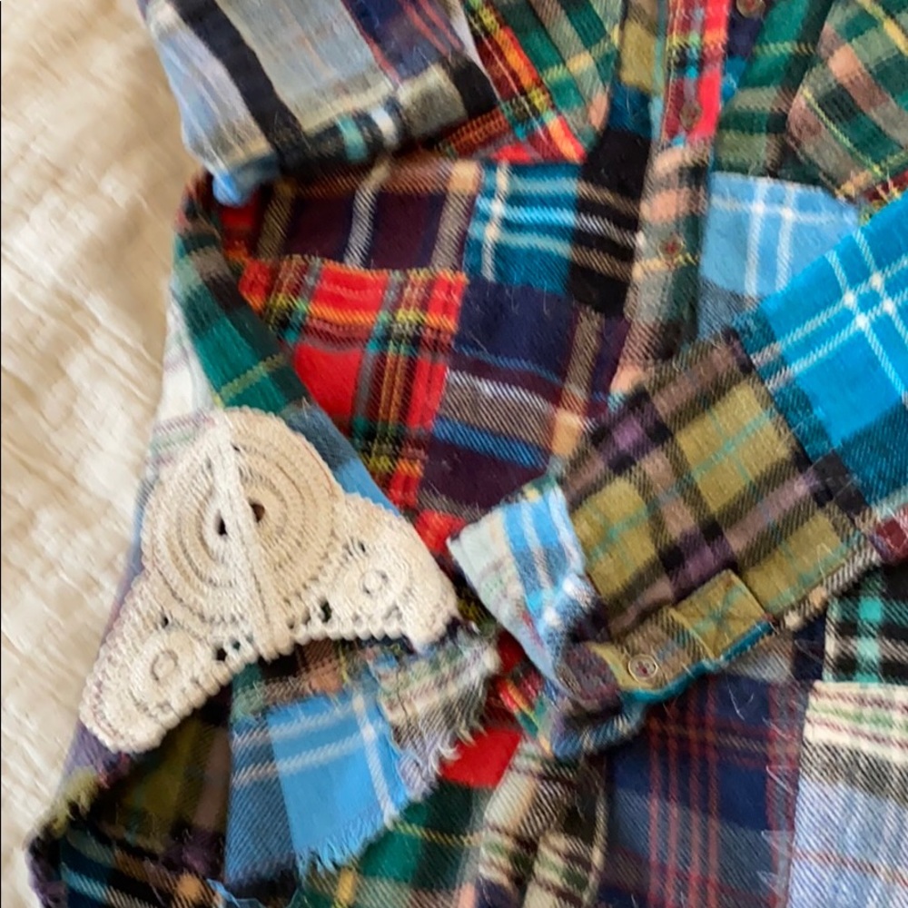 F R E E P E O P L E Plaid Tunic - image 4